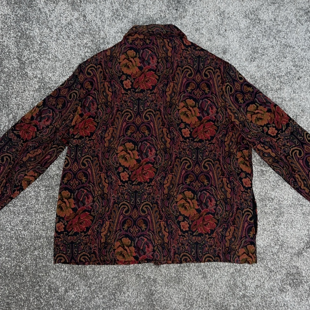 White Stag Multicolor Floral Tapestry Jacket - Picture 5 of 6